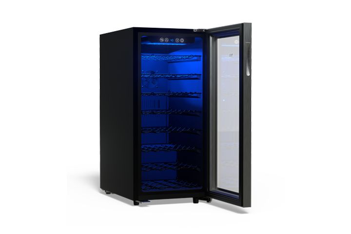 TCL 38 Bottles Single Temperature Zone Free Standing Wine Cooler - TRW38F6AS