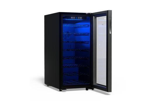 TCL 38 Bottles Single Temperature Zone Free Standing Wine Cooler - TRW38F6AS