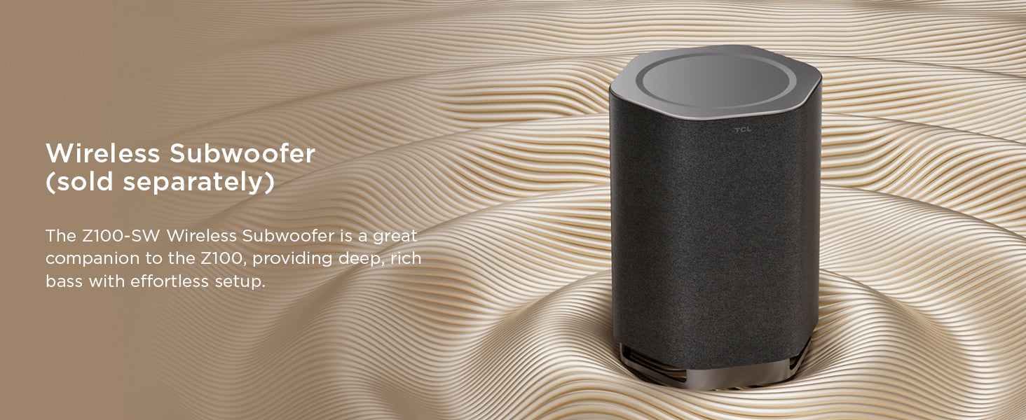 TCL Z100 Wireless Home Theater Speaker with Dolby Atmos
